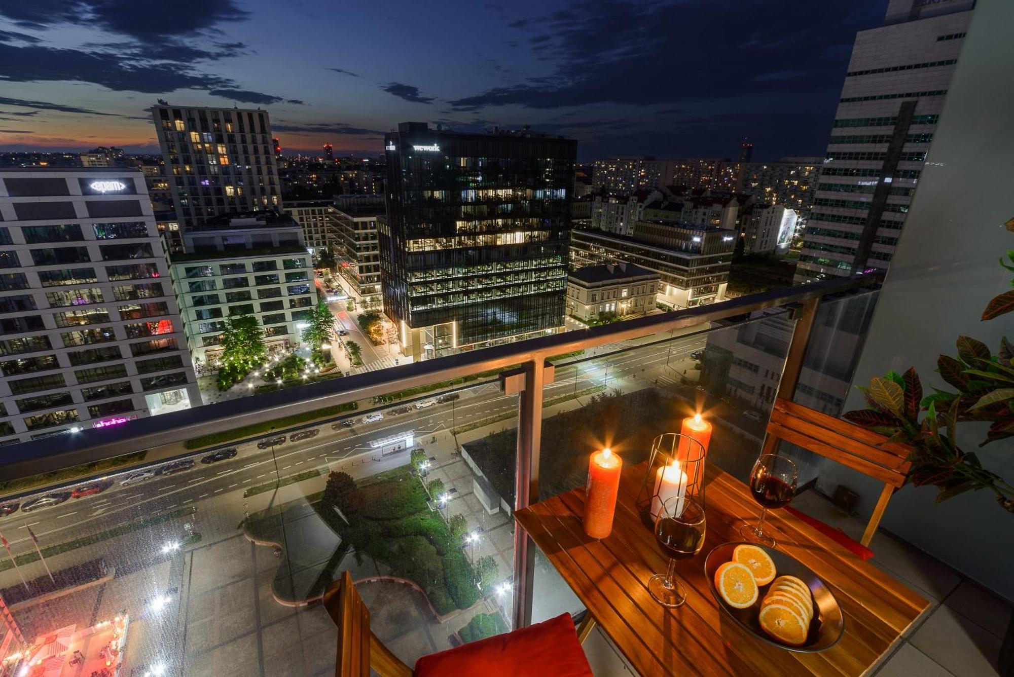 Lumina Apart With Balcony Platinum Tower Варшава Екстериор снимка