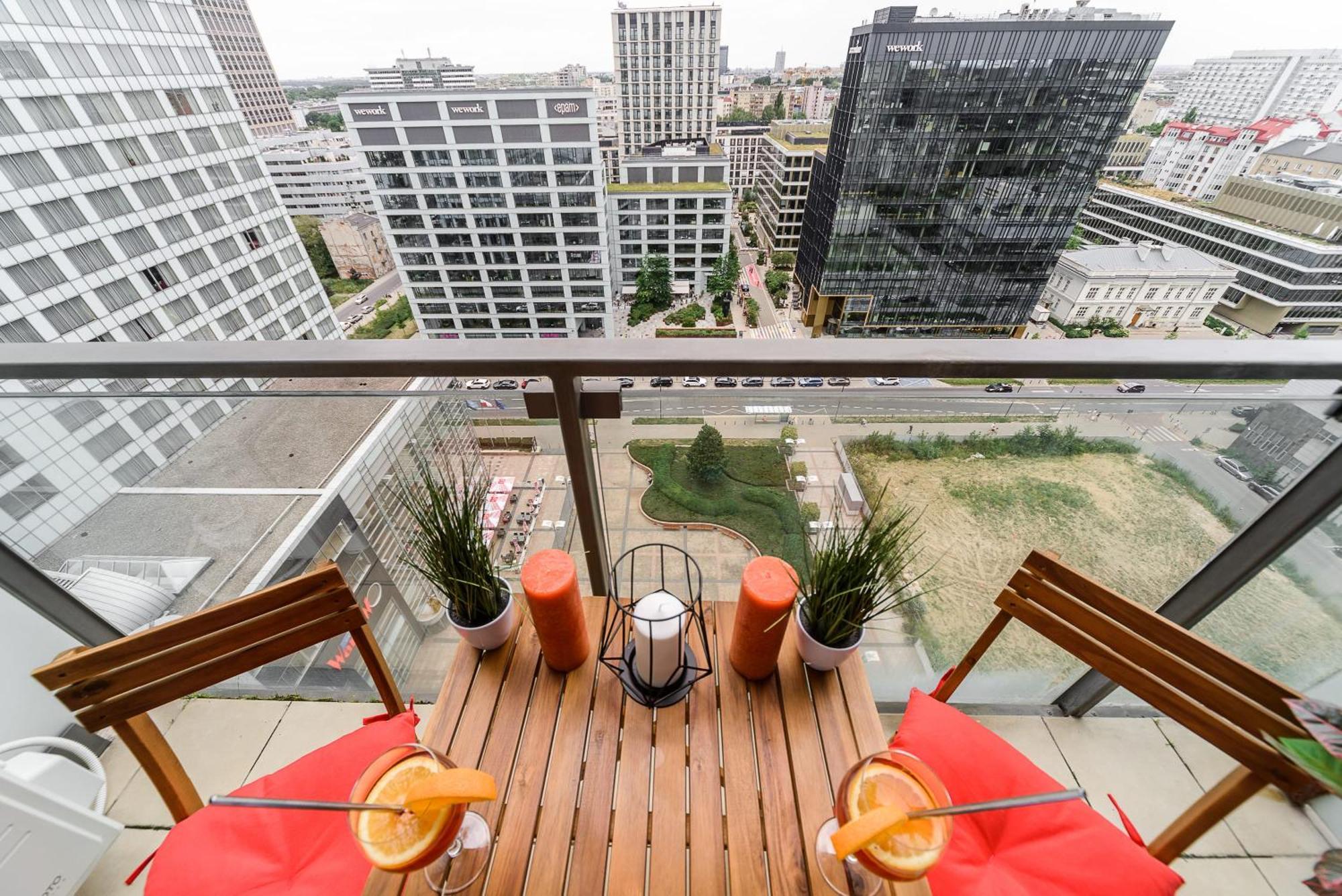 Lumina Apart With Balcony Platinum Tower Варшава Екстериор снимка