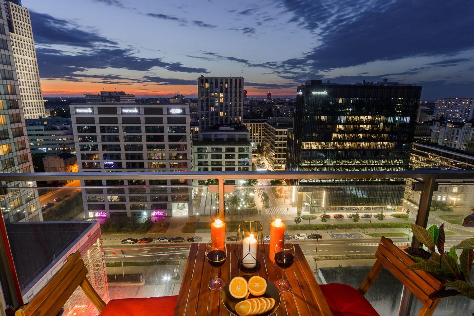 Lumina Apart With Balcony Platinum Tower Варшава Екстериор снимка