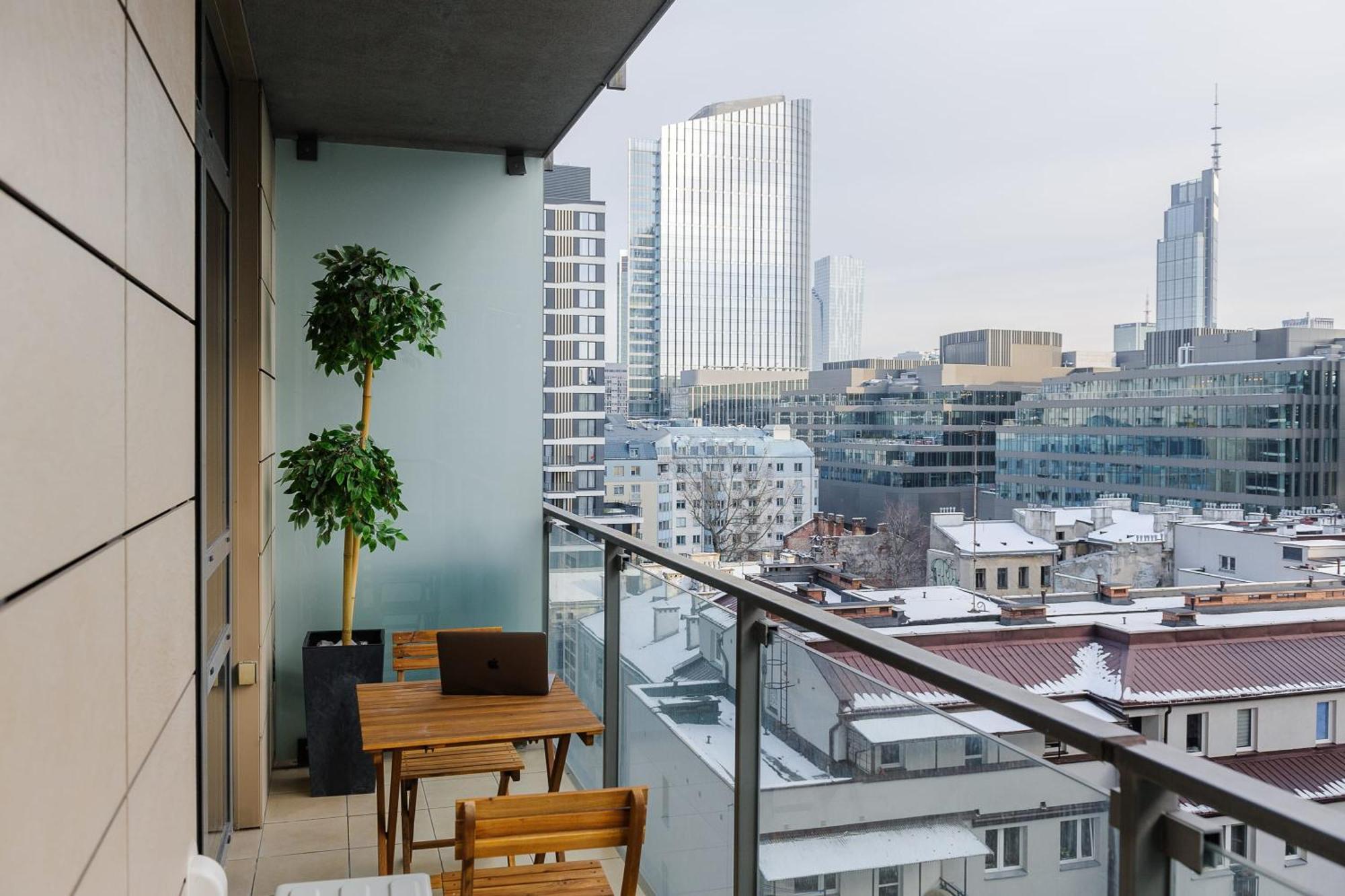 Lumina Apart With Balcony Platinum Tower Варшава Екстериор снимка